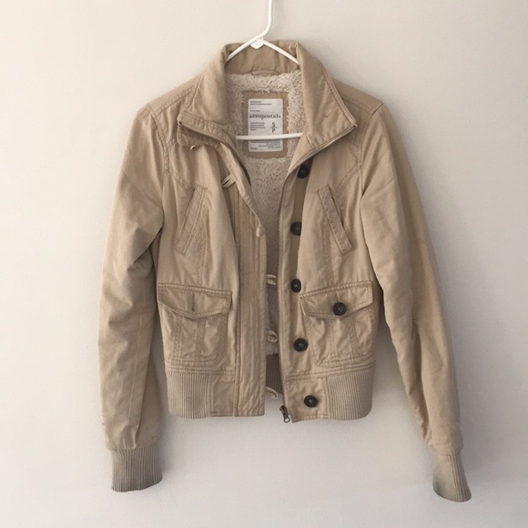 Aeropostale | Tan Fur Lined Jacket - Picture 2 of 8